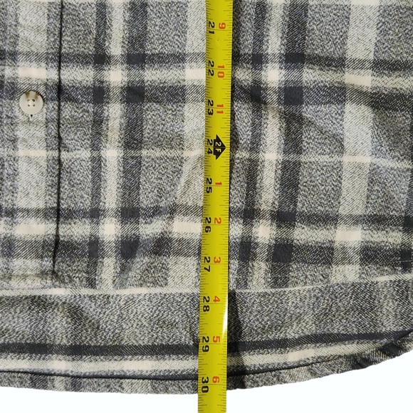 Abercrombie & Fitch 90's Oversized ShirtFlannel Long Sleeve Plaid Button Down - Picture 3 of 9